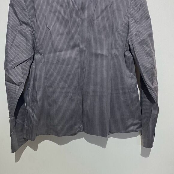 Ann Taylor Women's Gray Pinstripe Single Breasted Blazer Jacket Size 6P NWT - Picture 7 of 8